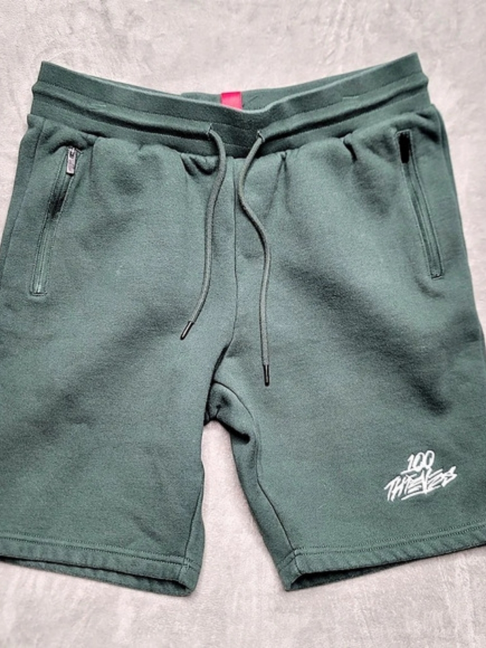 100 Thieves Foundations Fleece Alpine Green Athletic Lounge wear Shorts Medium